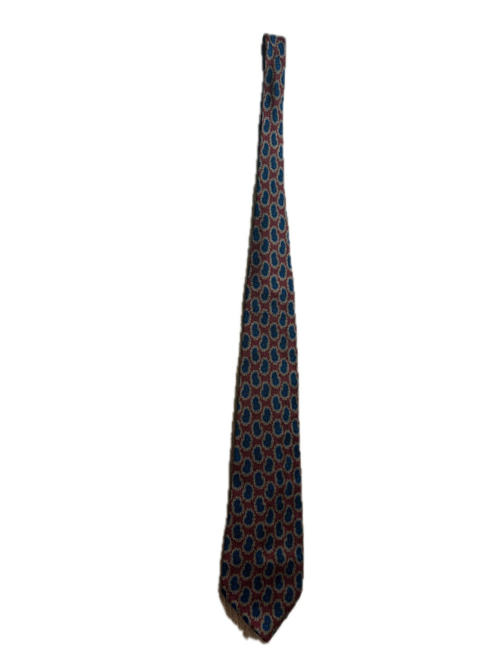 Giorgio Armani Cravatte Red/Blue Clouds Tie